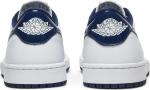 Кроссовки Air Jordan 1 Low Retro OG Midnight Navy, белый - фото 6