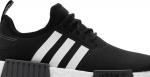 Кроссовки Adidas NMD_R1 Primeblue 'Black White', черный (Размер 44,5 RU) - фото 5