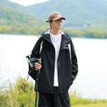 Ветровка Unisex Jeep, черно-белая (с утепляющей подкладкой, не 3-в-1) - фото 11