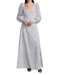 Макси-платье elliot dot CAROLINE CONSTAS White black - фото 2