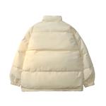 Стеганая куртка унисекс tre club, Черный топ и джинсы - фото 11