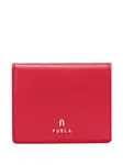 Кошелек с логотипом Furla, красный - фото