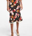 Платье с цветочным принтом Marni, черный - фото 5