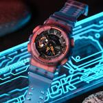 Мужские часы CASIO Liquid Crystal/Analog Dual Display Series черные - фото 9