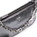 Сумочка PINKO Half Moon, Silver - фото 4