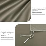 Комплект постельного белья RUIKASI, 3 предмета, 200х200/80x80, серо-коричневый - фото 6