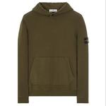 Толстовка Stone Island Logo Patch, оливковый - фото