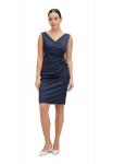 Платье-футляр с рюшами Vera Mont, цвет Night Sky - фото 5