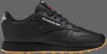 Кроссовки wmns classic leather 'black pure grey gum' Reebok, черный - фото 2