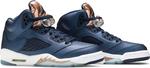 Кроссовки Air Jordan 5 Retro GS Bronze, синий - фото 8