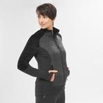 Куртка Quechua SH900 X-Warm флисовая женская гибридная походная, черный - фото 8