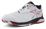 Обувь Mizuno для бадминтона унисекс, White/Red - фото 3