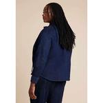 Женский деним топ с бантом plus size Eloquii - фото 3