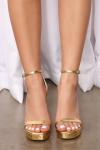 Сандалии Fashion Nova DALE100, золотой - фото 3