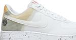 Кроссовки Nike Air Force 1 Crater 'Move To Zero - White Orange', белый - фото 3