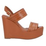 Босоножки Santoni, коричневый - фото