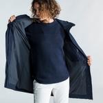 Куртка-дождевик восковая куртка парусная женская непромокаемая 300 темно-синяя TRIBORD, черный синий - фото 12