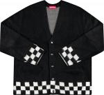 Кардиган Supreme Brushed Checkerboard Cardigan 'Black', черный - фото 2