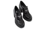 Кроссовки chocolate brushed leather loafers 'black' Prada, черный - фото 3