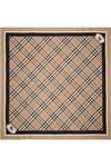 Шелковый шарф Check Burberry, цвет sand - фото
