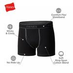 Набор из 10 легких боксеров Hanes Ultimate с технологией Cool Comfort Hanes, мультиколор - фото 5