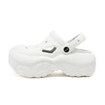 Клоги женские бело-черные EXULL Q - фото