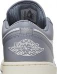 Кроссовки Air Jordan 1 Low Vintage Grey, серые - фото 7