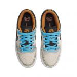 Nike SB Dunk Low Electric Pack Olympic Safari PS Phantom Gray White/Black/King Black - фото 4