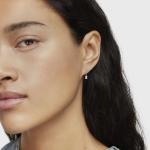 Серьги-кольца Tous Grain Short Bear, 8 мм, белое золото/бриллианты - фото 8