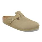 Сандалии-клоги Birkenstock Boston Suede Leather, хаки - фото 5