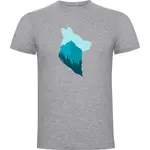 Футболка Kruskis Wolf, серый - фото