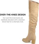 Ботинки Journee Collection womens Kaison, Regular Calf Stone - фото 3