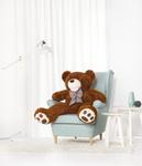 Gustaw Teddy Bear, Amigo Teddy Bear, коричневый, 130 см Miś Gustaw - фото