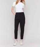 Техно-штаны черного цвета CHARLIE B - фото