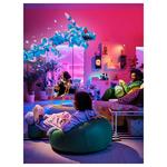 Стол приставной на колесиках Ikea Brannboll, белый/желтый - фото 6