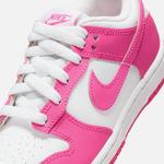 Кроссовки Nike PS Dunk Low, цвет White/Laser Fuchsia - фото 6