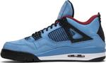 Кроссовки Travis Scott x Air Jordan 4 Retro Cactus Jack, синий - фото 3