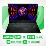 Игровой ноутбук MSI Pulse 15, 15.6'', 16ГБ/1ТБ, Intel Core i9-13900H, RTX 4060, серый, английская клавиатура - фото