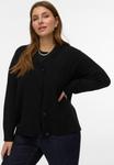 Кардиган Vero Moda Curve Cardigan, Black - фото