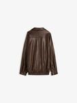 Демисезонная куртка Bershka, Dark brown - фото 3