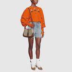 Шорты джинсовые женские Gucci, светло-голубой - фото 3