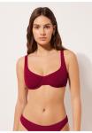 Топ бикини Calzedonia CRINKLE WAVES, Cherry Red/Red - фото 2