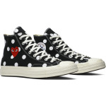 Кроссовки Converse Comme des Garçons x Chuck Taylor All Star 70 Hi Black Polka Dot, черный - фото 8