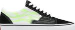 Кеды Vans Old Skool Flame Black White, черный - фото 2