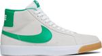 Кроссовки Nike Zoom Blazer Mid SB 'White Lucky Green', белый - фото 2