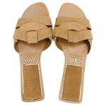 Шлепанцы женские коричневые Zara - фото 4