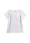 Блуза usha Blouse, Weiss Pink/White - фото 5