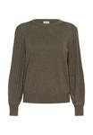 Джемпер Kaffe KALONE KNIT PULLOVER, Morel Melange/Brown - фото 5