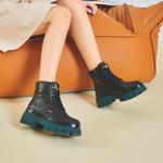 Ботинки женские Dickies Martin с узором, черный - фото 6