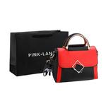 Pink·Land Женская сумка через плечо, Черно-белый - фото 3